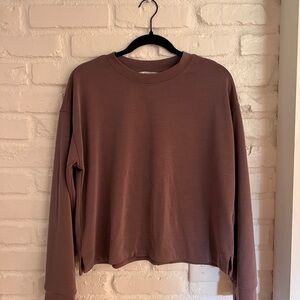 Athleta Purple Long Sleeve Sweatshirt